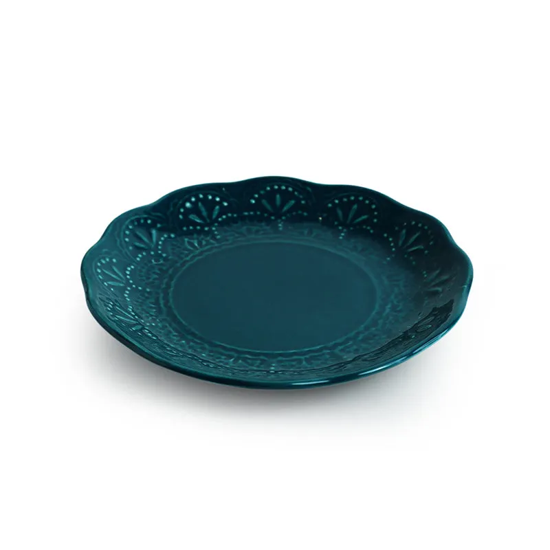 Forest Fern Microwave Safe Ceramic Quarter Plate - Set Of Six media 4