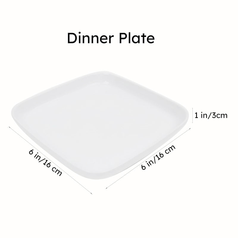 Vintage Charm Hammered Square Plate - 5.9 Inches media 6