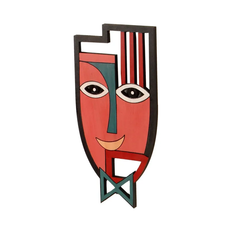 Radhika Mask Wooden Wall Accent media 4