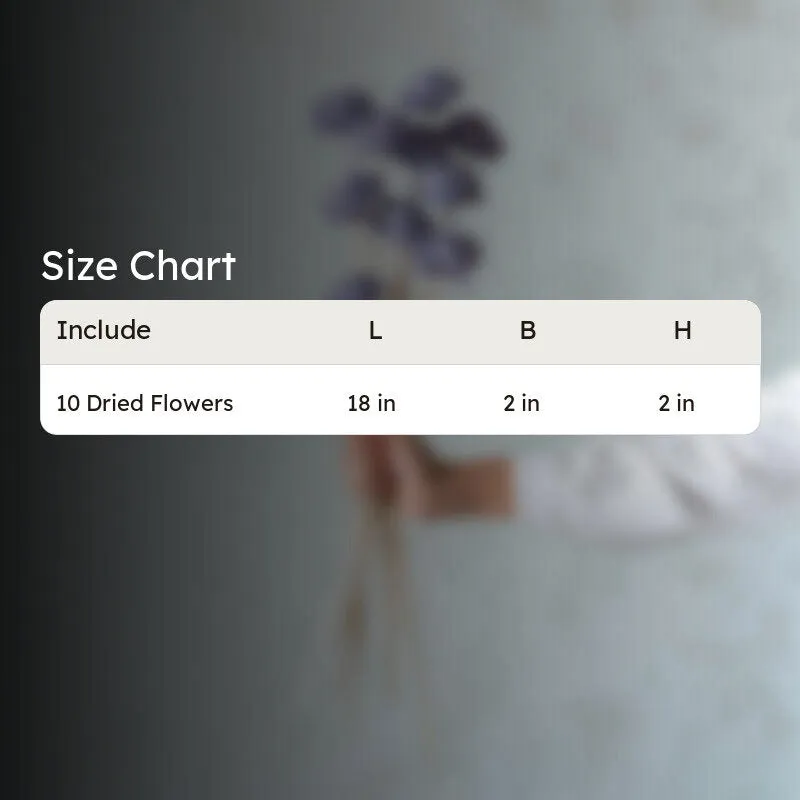 Muskan Sola Wood Rose Flower Stick (Periwinkle) - Set Of Ten media 6