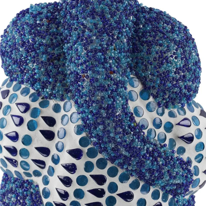 Shree Ganesha Mosaic Glass Wall Lamp - Multicolor media 7