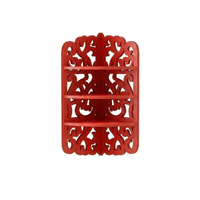 Alderidge Corner Floating Shelf - Red media 5