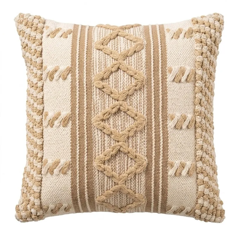 Dune Weave Cotton Cushion Cover - 8