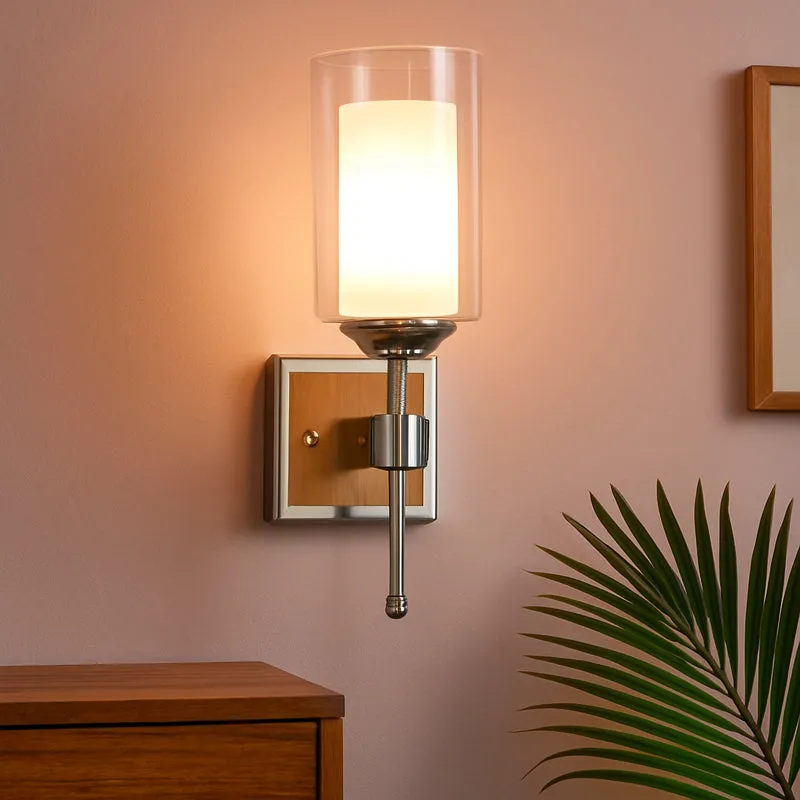 Jaza Glass and Metal Wall Lamp media 4