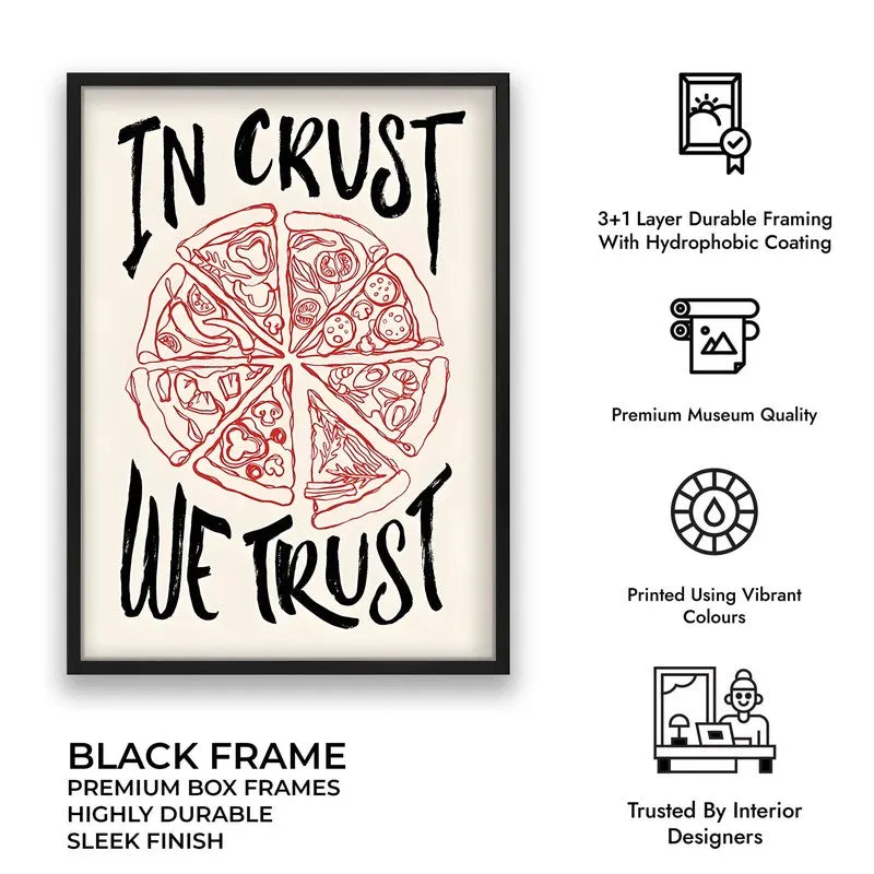 Crust Trust Archival Canvas Wall Art - Black media 10