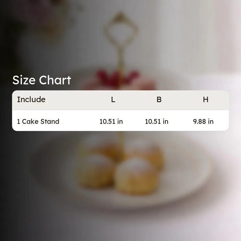 Heritage Charm Cake Stand - White,Grey media 7