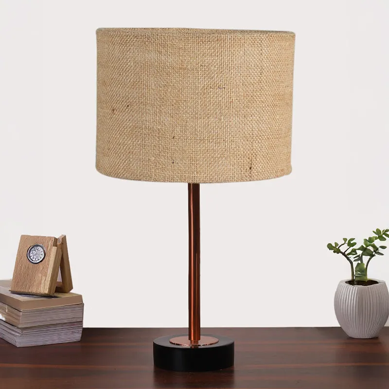 Sienna I Rodin Wooden Table Lamp - Beige,Copper,Black media 3