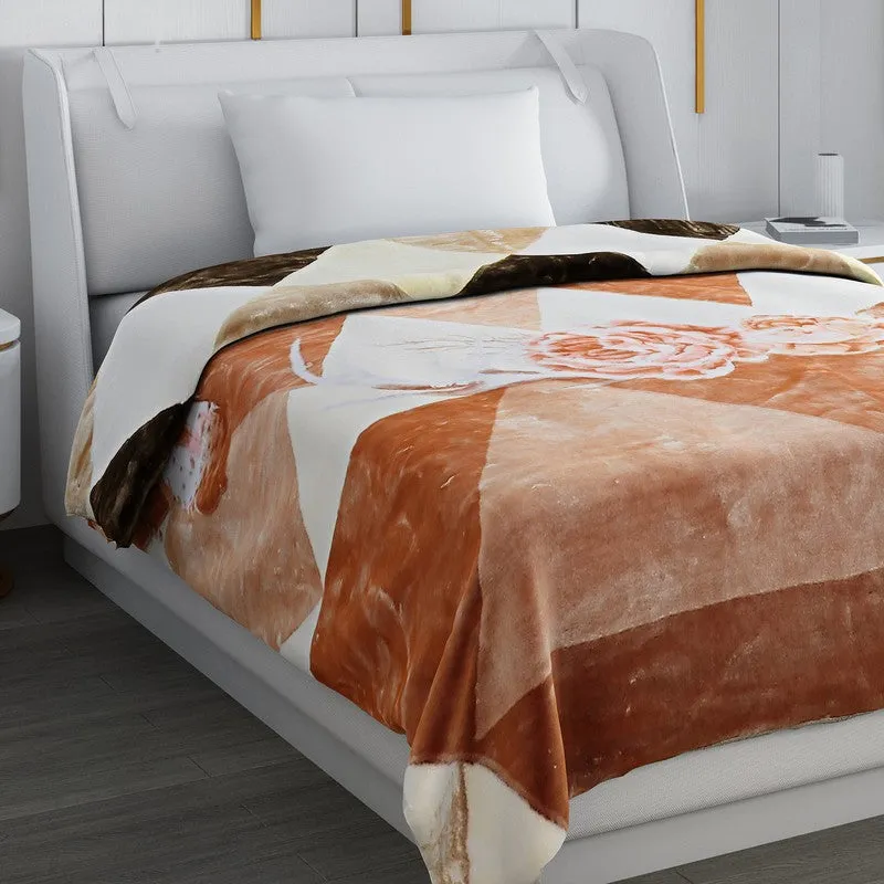 Monte Carlo Autumn Glow Blanket - 850 GSM media 5