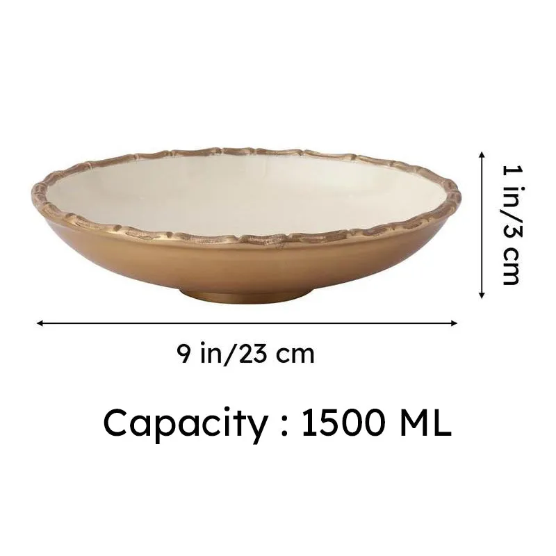 Wadi Accent Bowl - Gold media 6