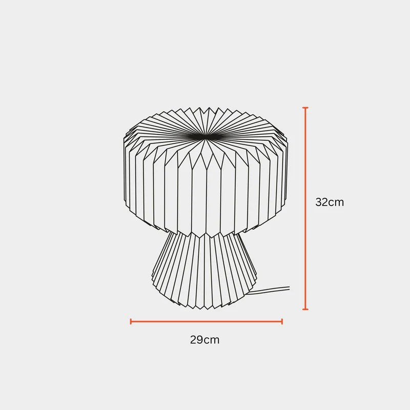 Fig Living Ori Aurora Skies Table Lamp - Green media 13