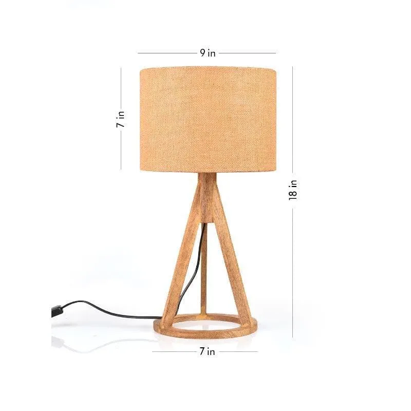 Classy With Twist Fabric Table Lamp - Brown media 5
