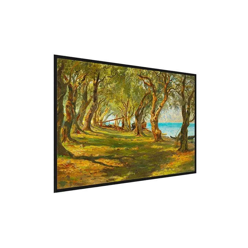Olive Garden Canvas Painting - Black Frame media 3