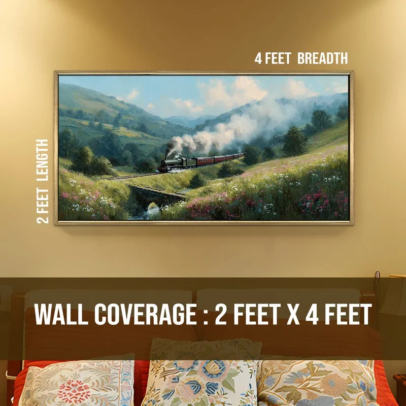 Ironwind Canvas Wall Painting With Frame media 8