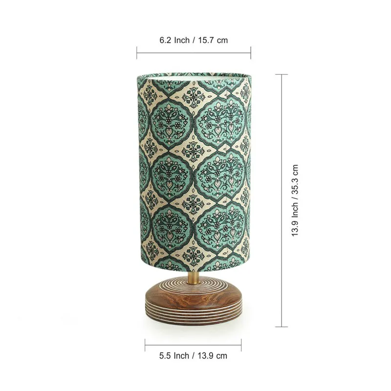 Kairi Handcrafted Mango Wood Table Lamp media 9