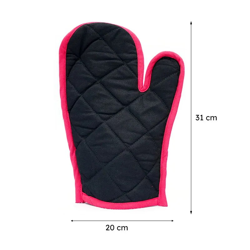 Swayam Teplo Kitchen Gloves (Black & Red) - Set Of Two media 8