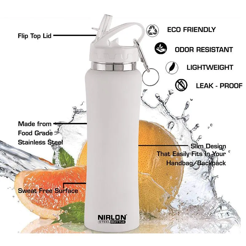 Valento Sipper Water Bottle (White) - 750 mL media 4