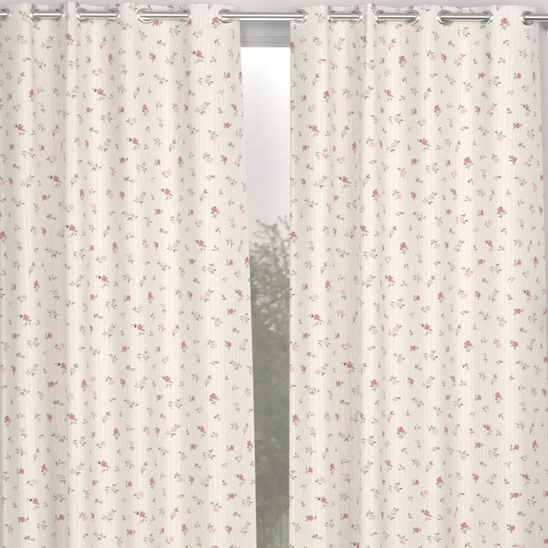 Rose Bloom Drape Curtains - Set of Two media 5