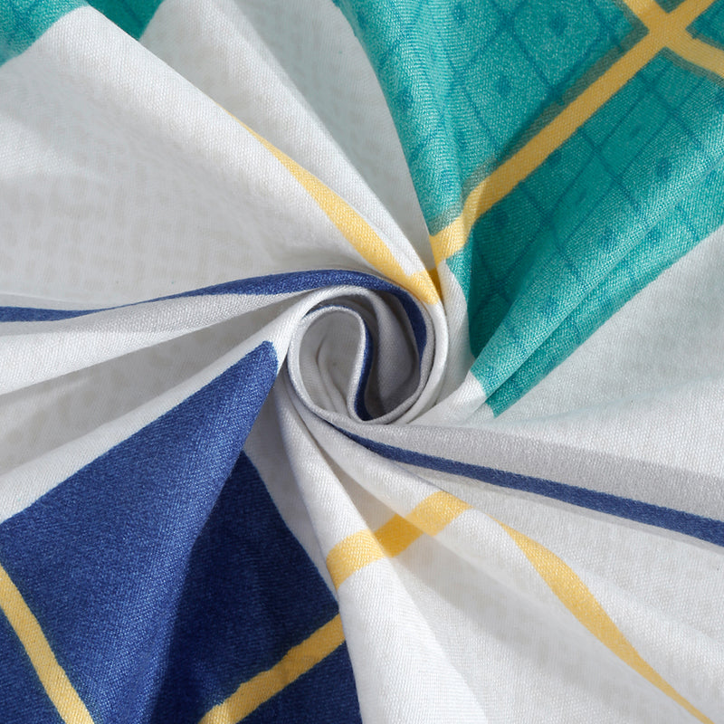 Argyle Dreams Geometric Bedsheet - 130 GSM media 5