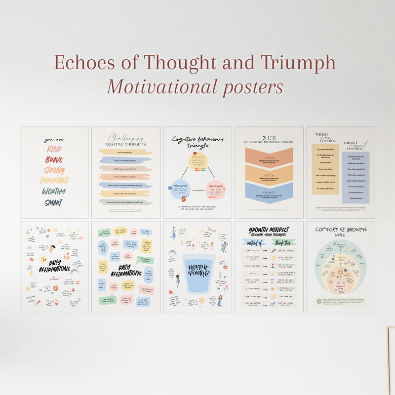 Thought & Triumph Wall Poster - Set Of Ten media 5