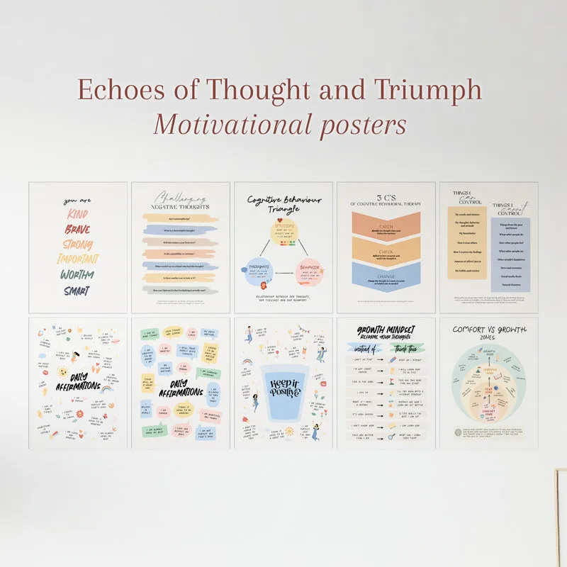 Thought & Triumph Wall Poster - Set Of Ten media 5