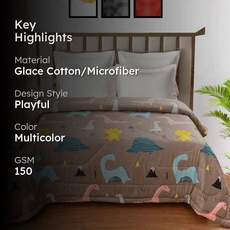 Jurassic Fun Microfiber Kids Comforters - 150 GSM media 2