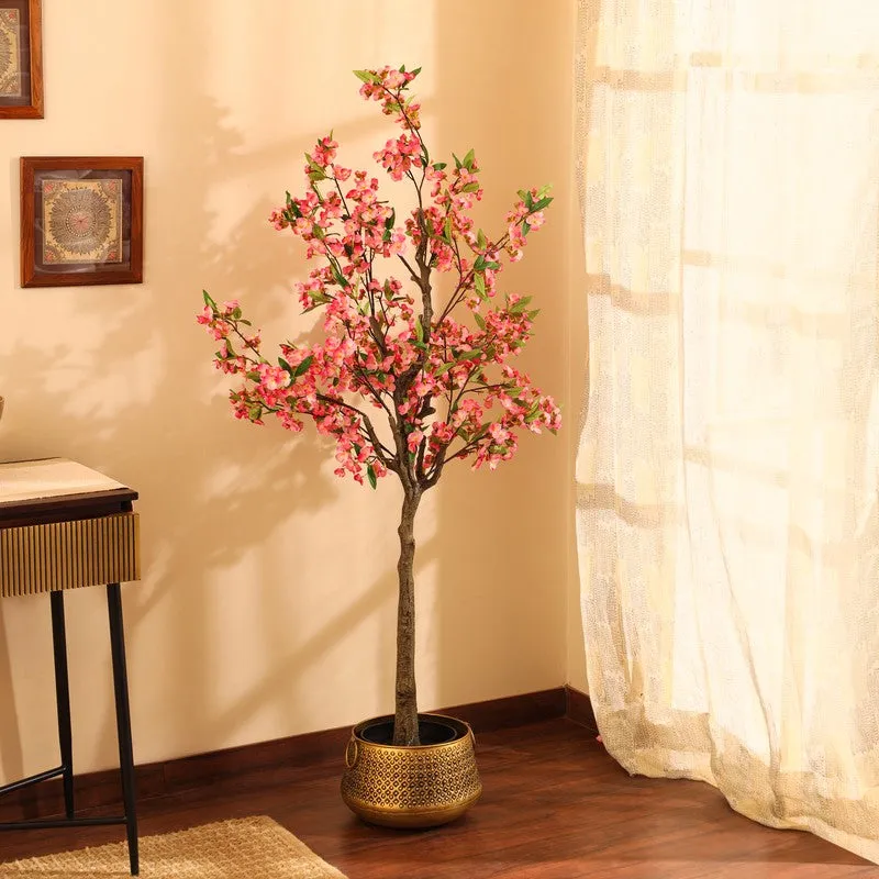Cherry Blossom Plant With Black Plastic Pot - 5 ft media 4