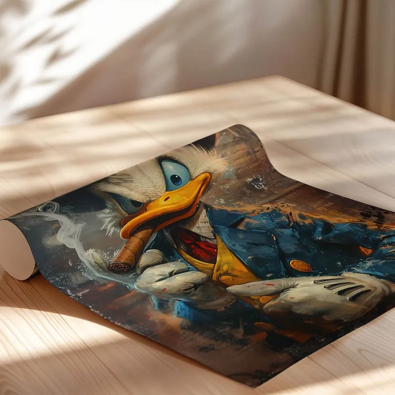 Dapper Duck Detective Wall Poster media 7