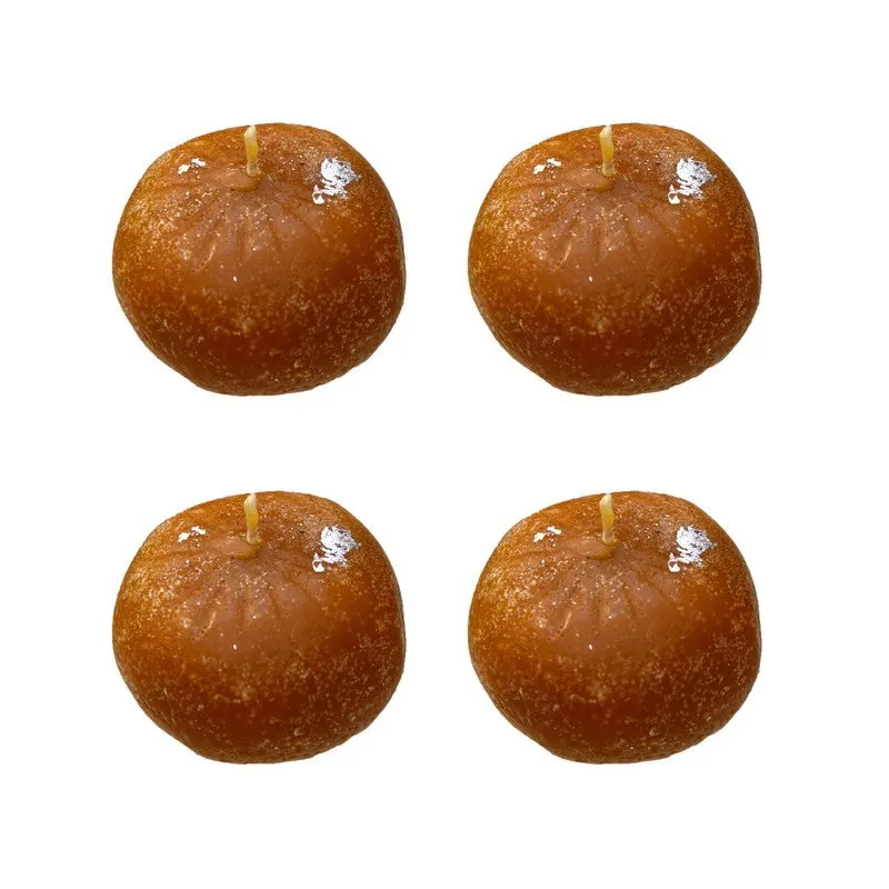 Charm Glow Chic Home Dcor Candle (Brown) - Set Of Four media 5