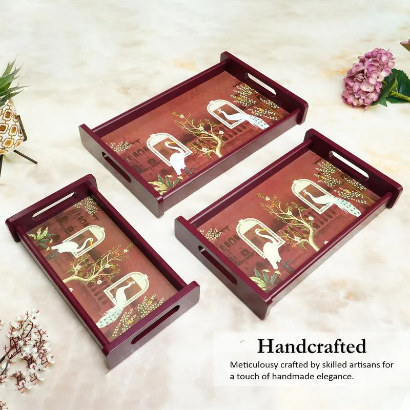 Ventra Wooden Serving Tray - Set Of Three media 3