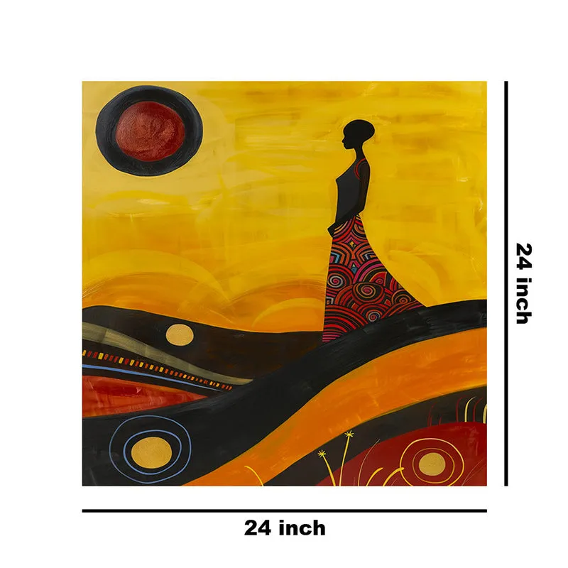 Naturalist Feminine Wall Painting media 8