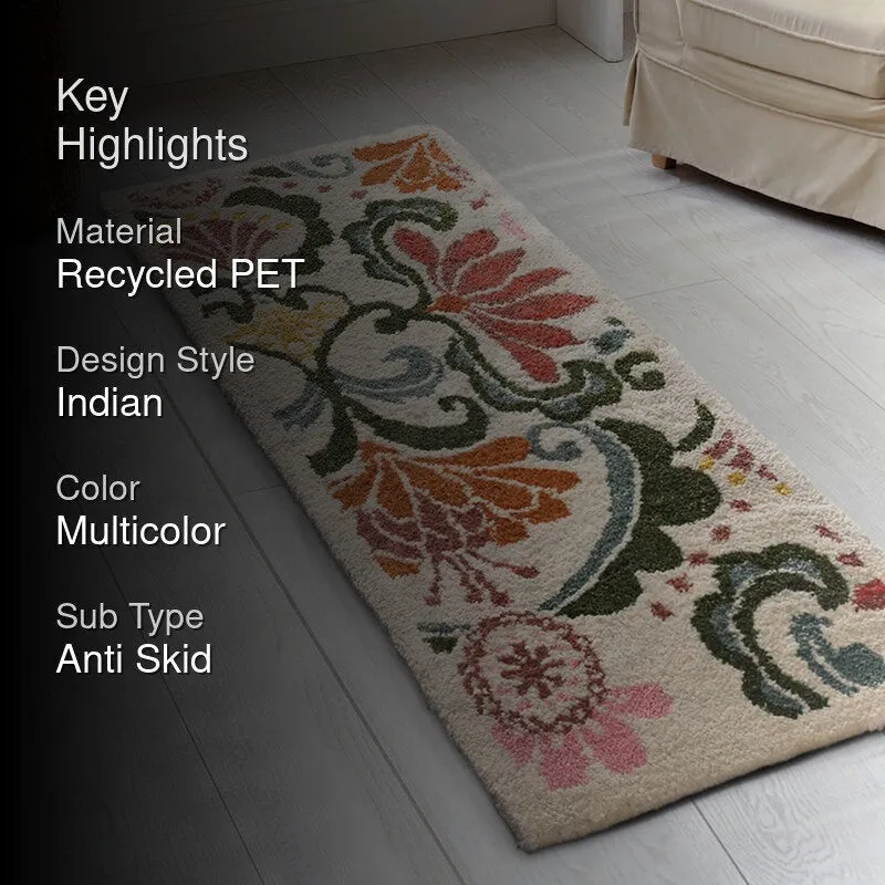 Fierra Handtufted Anti-Skid Recycled PET Runner Rug media 2