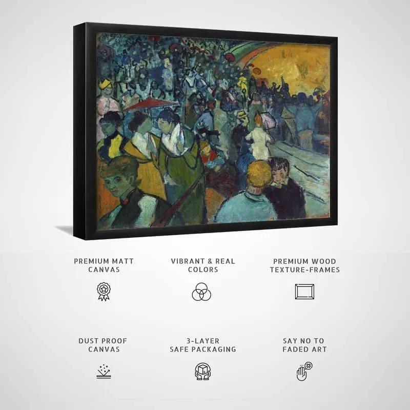 Les Arenes By Vincent Van Gogh - Black Frame media 3