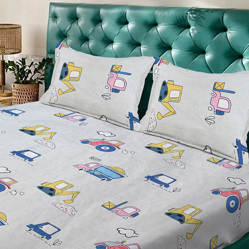 Motorcade Bedsheet - 180 GSM media 4