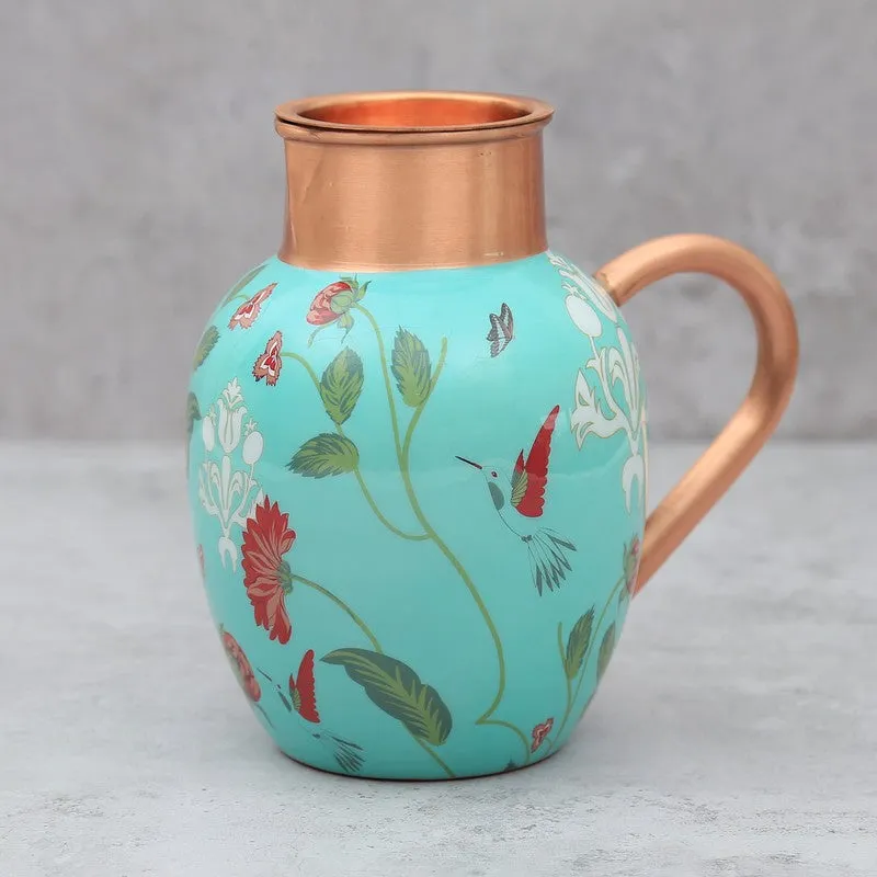 Zinnian Jazz Copper Jug with Tumbler - Two Piece Set media 6
