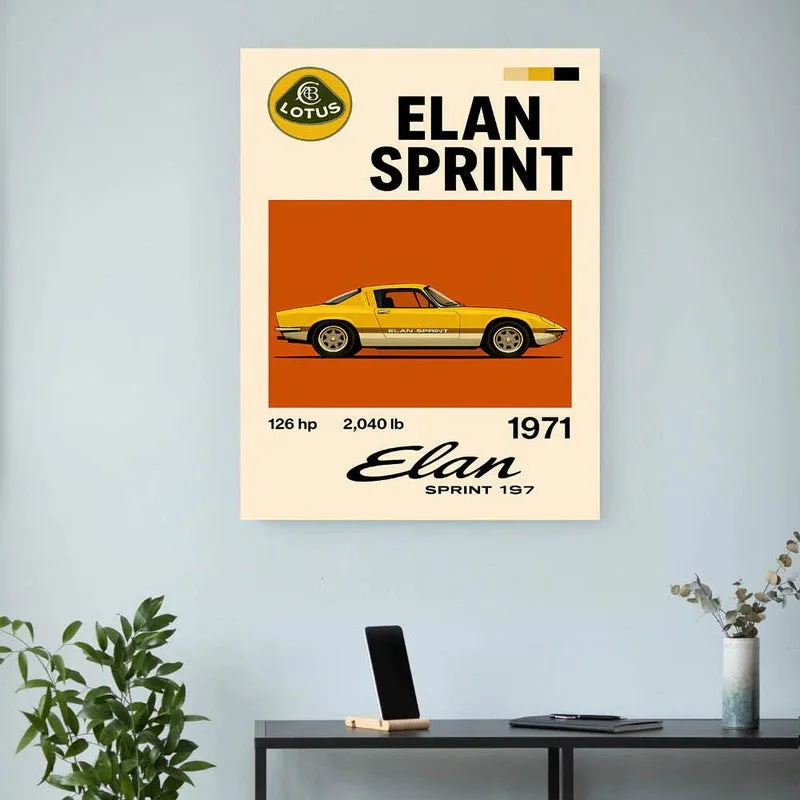 Lotus Elan Sprint Wall Poster media 3