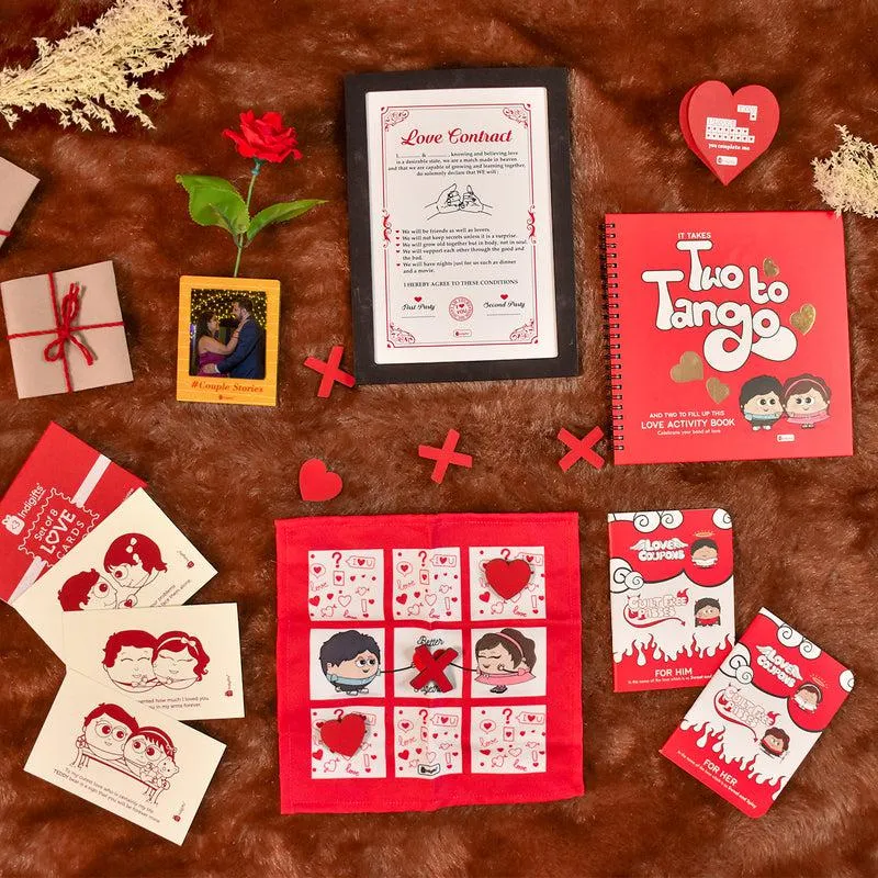 Heart's Happiness Valentine's Gift Box - Five Piece Set media 1