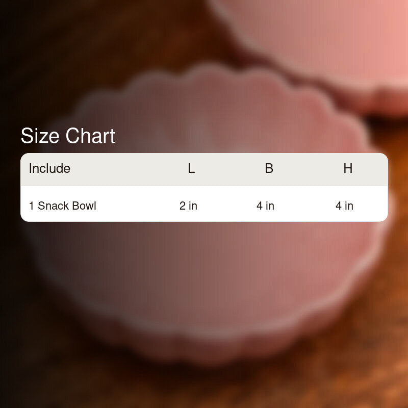 Mauro Ceramic Snack Bowl (Pink) - 250 mL media 6