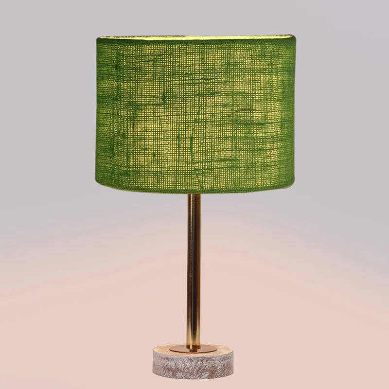 Sienna I Rodin Wooden Table Lamp - Green,Gold,White media 5