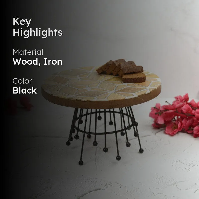 Delight Deck Decorative Cake Stand - Black media 2