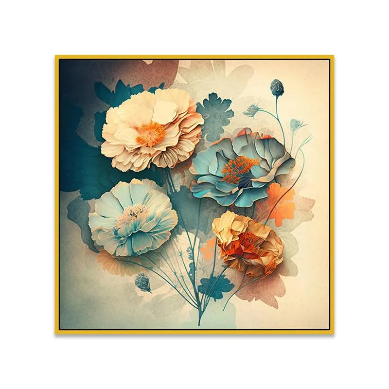 Colorful Spring Floral Wall Painting media 5