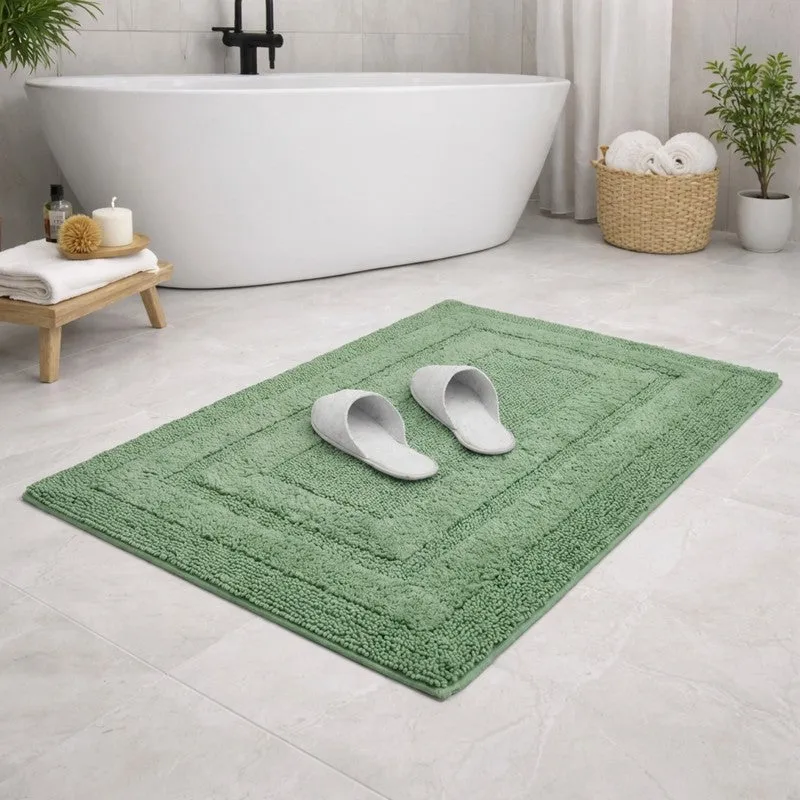 Aqualoom Anti skid Bath Mat  - Green media 3