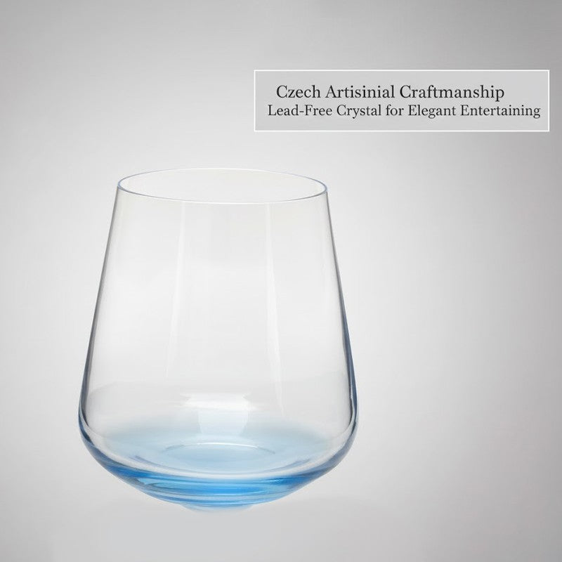 Jasper Transparent Crystal Whiskey Glass (400 mL Each) - Set Of Six media 4