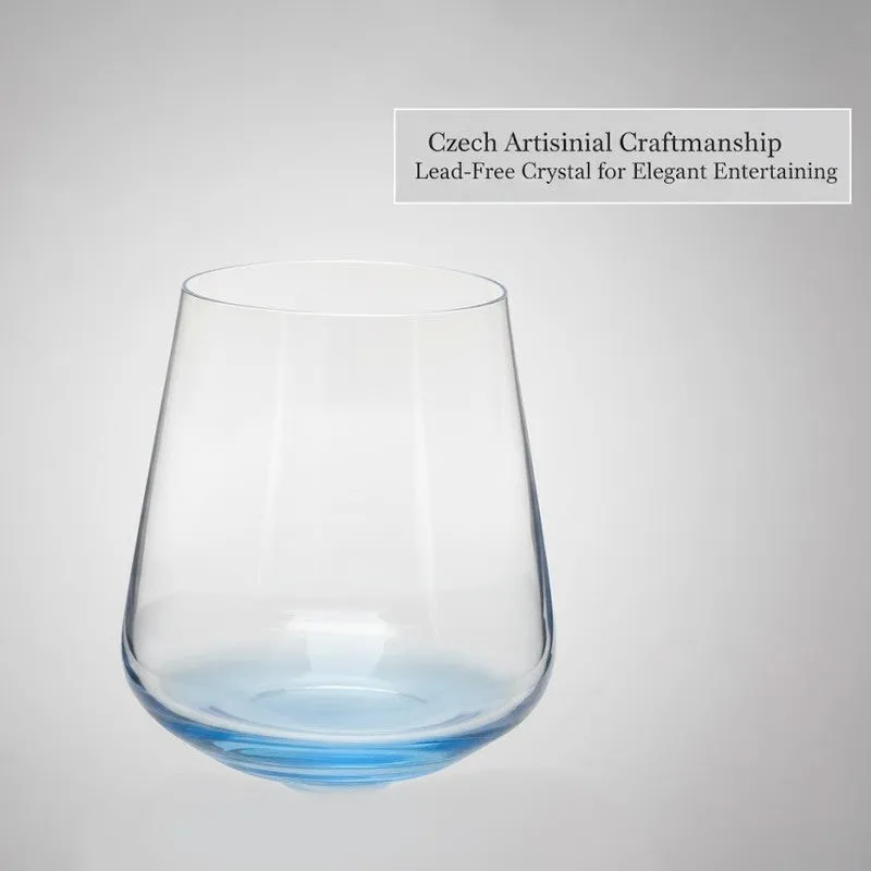 Jasper Transparent Crystal Whiskey Glass (400 mL Each) - Set Of Six media 4