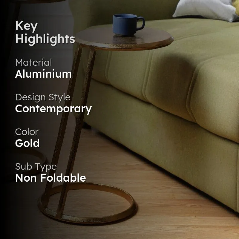Milto Accent Table - Gold media 2