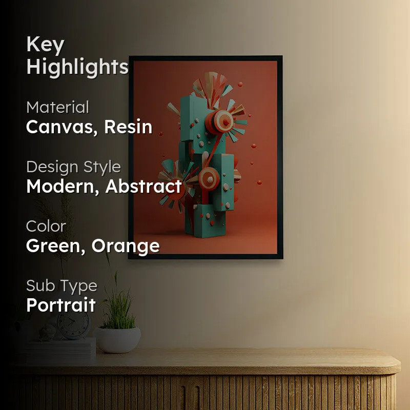 Abstract Semona Canvas Wall Art media 2