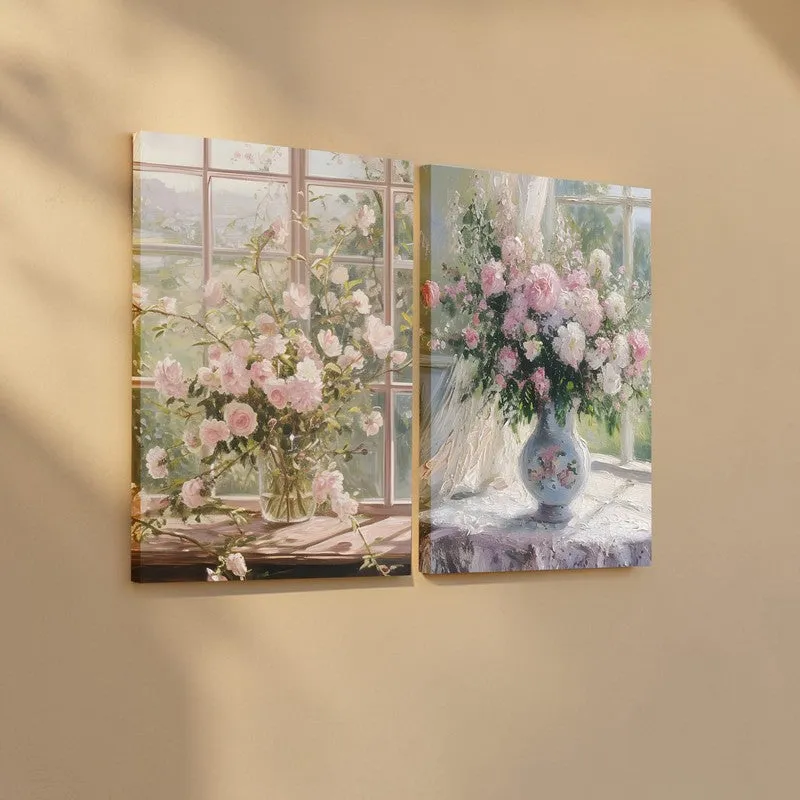 Bloom Haven Canvas Wall Art - Set of Two media 5