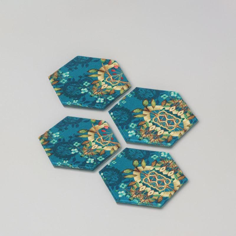 Alara Hexa Canvas Coaster - Set Of Two media 3