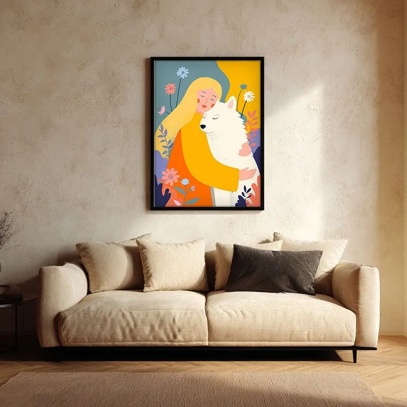 Aurelle Canvas Wall Painting With Black Frame media 4