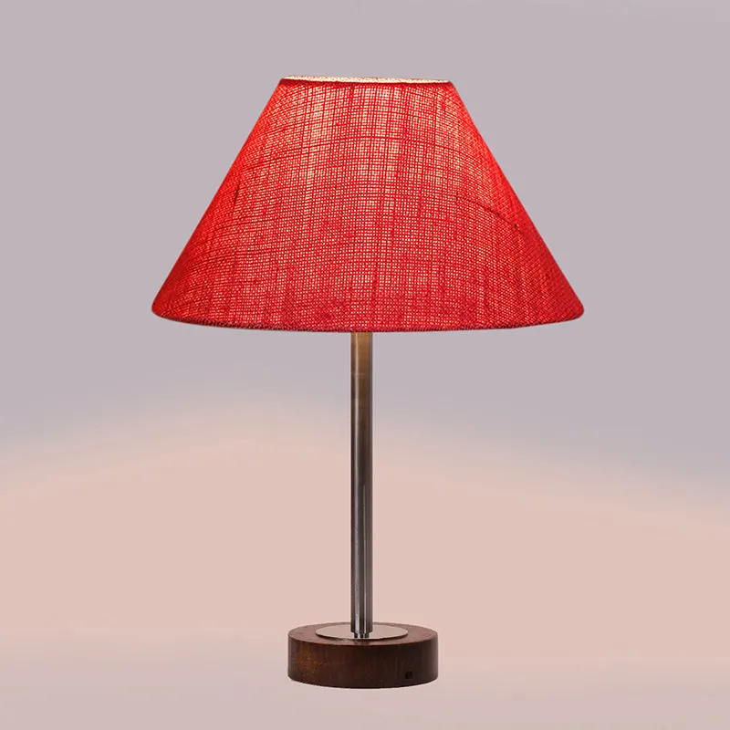 Sienna II Rodin Wooden Table Lamp - Pink,Silver,Brown media 5