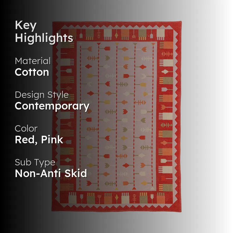 Kora Handwoven Cotton Rug media 2